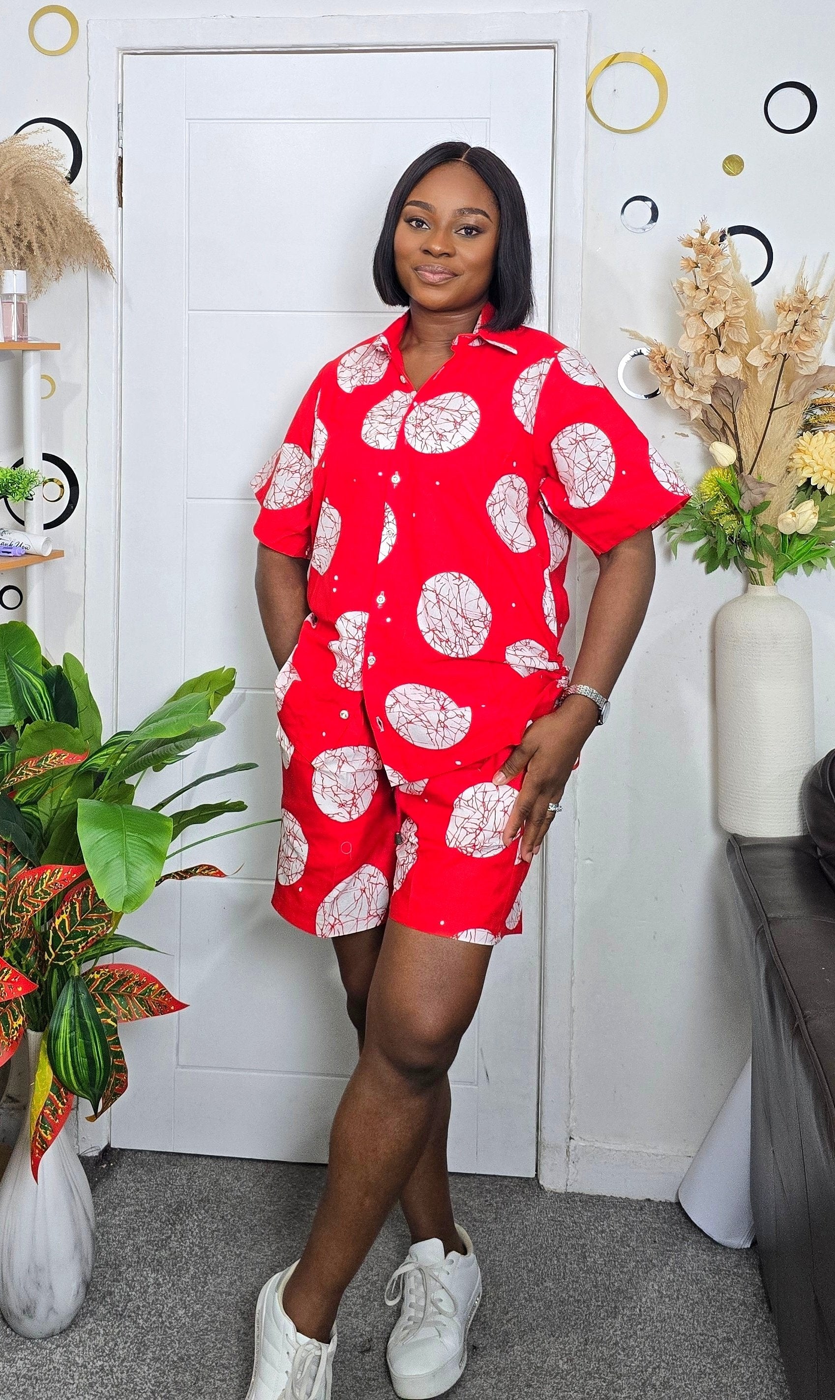 Ankara Two-Piece Short