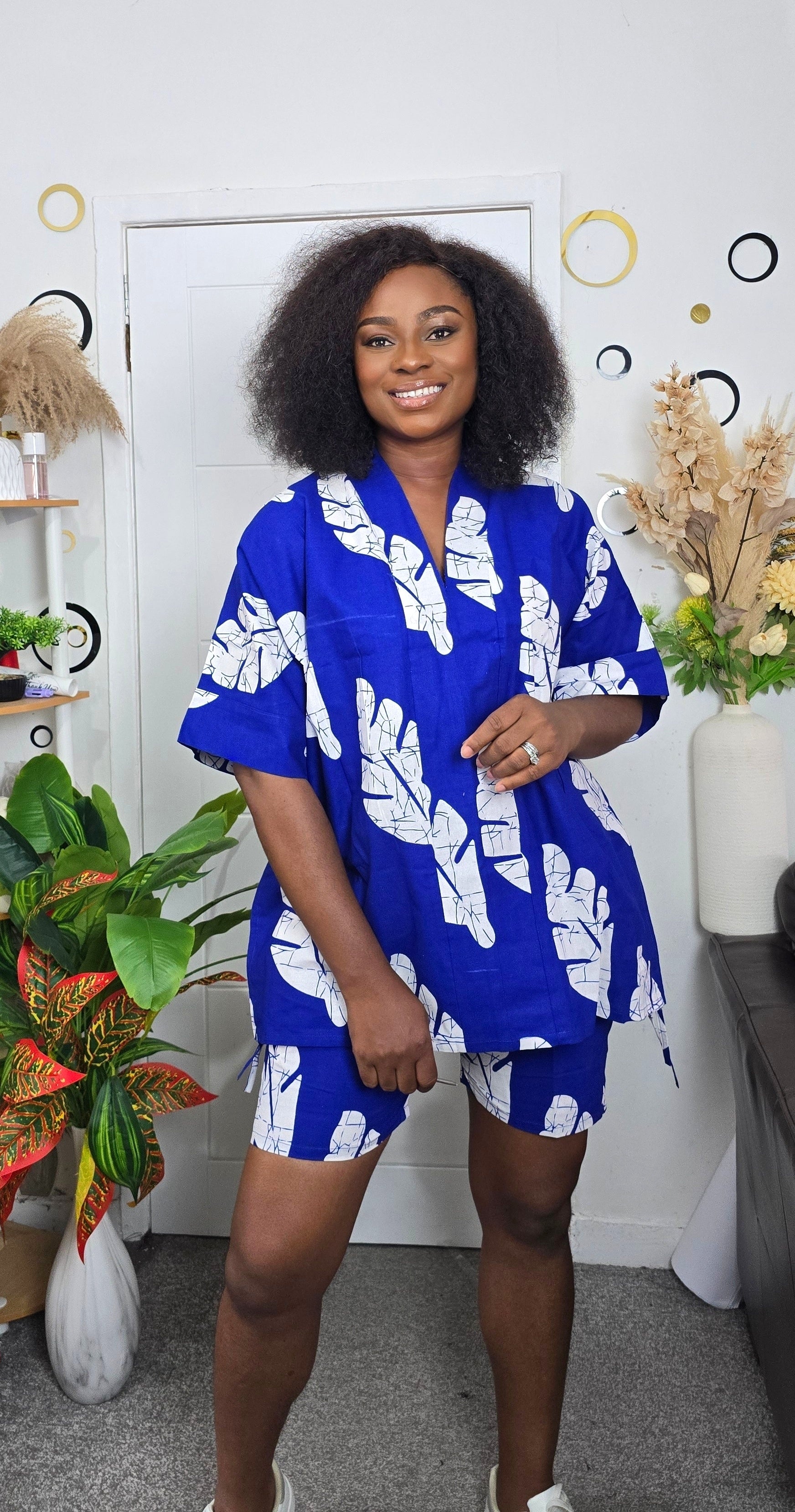 Adire Inspired Ankara Set