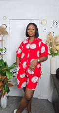 Ankara Two-Piece Short