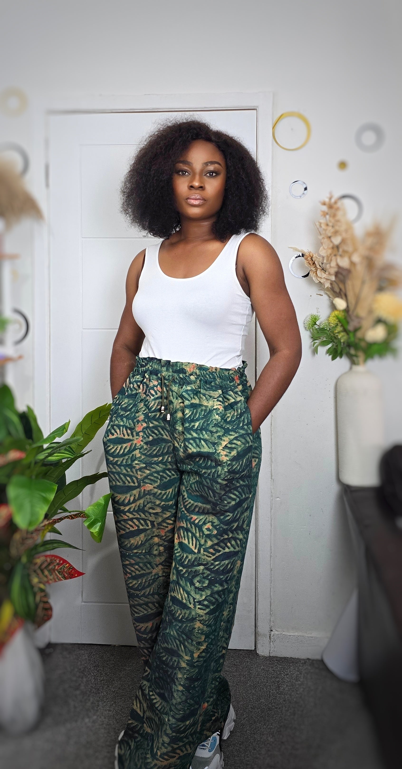 Adire/Tie-Dye Trousers