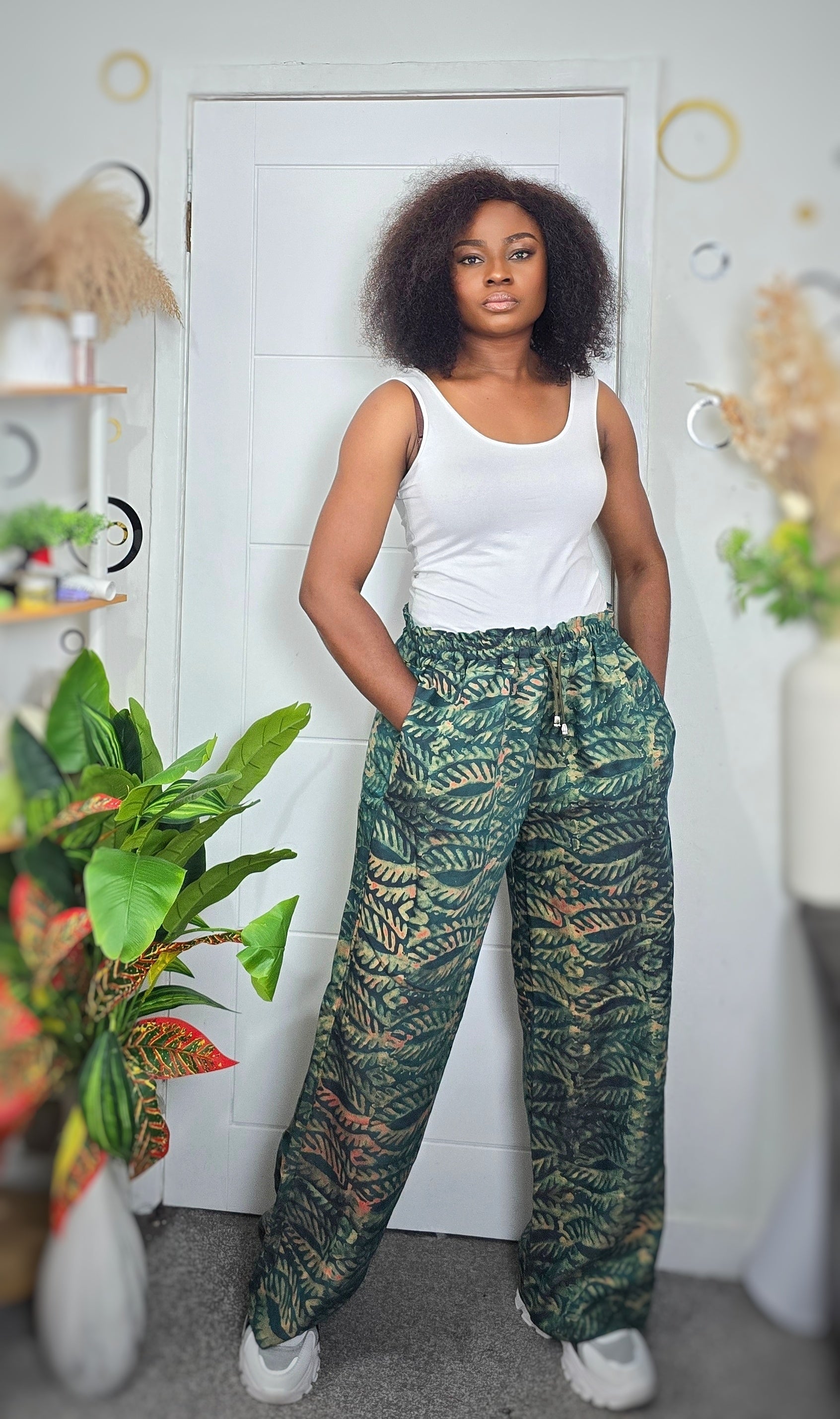Adire/Tie-Dye Trousers