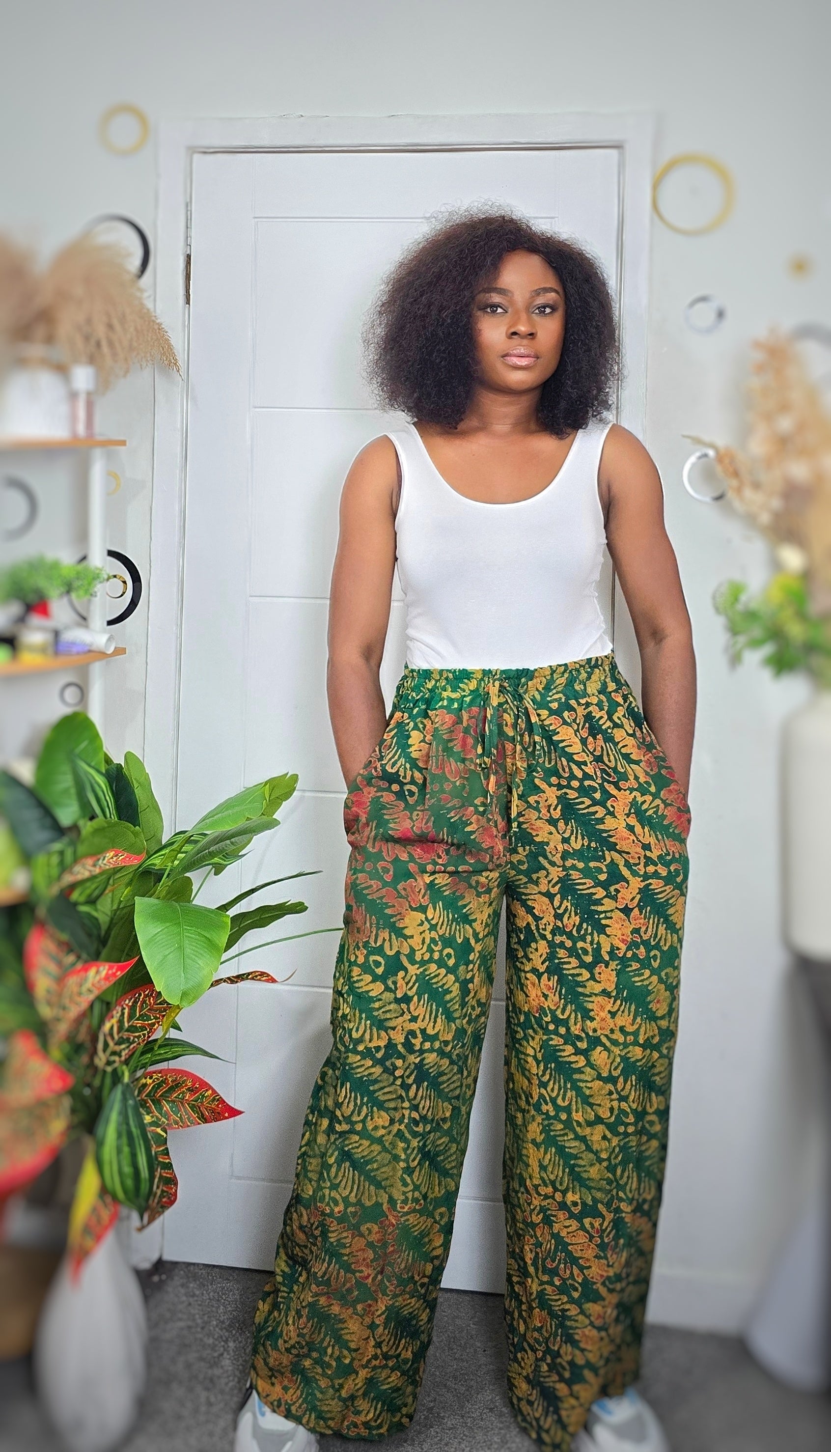 Adire/Tie-Dye Trousers