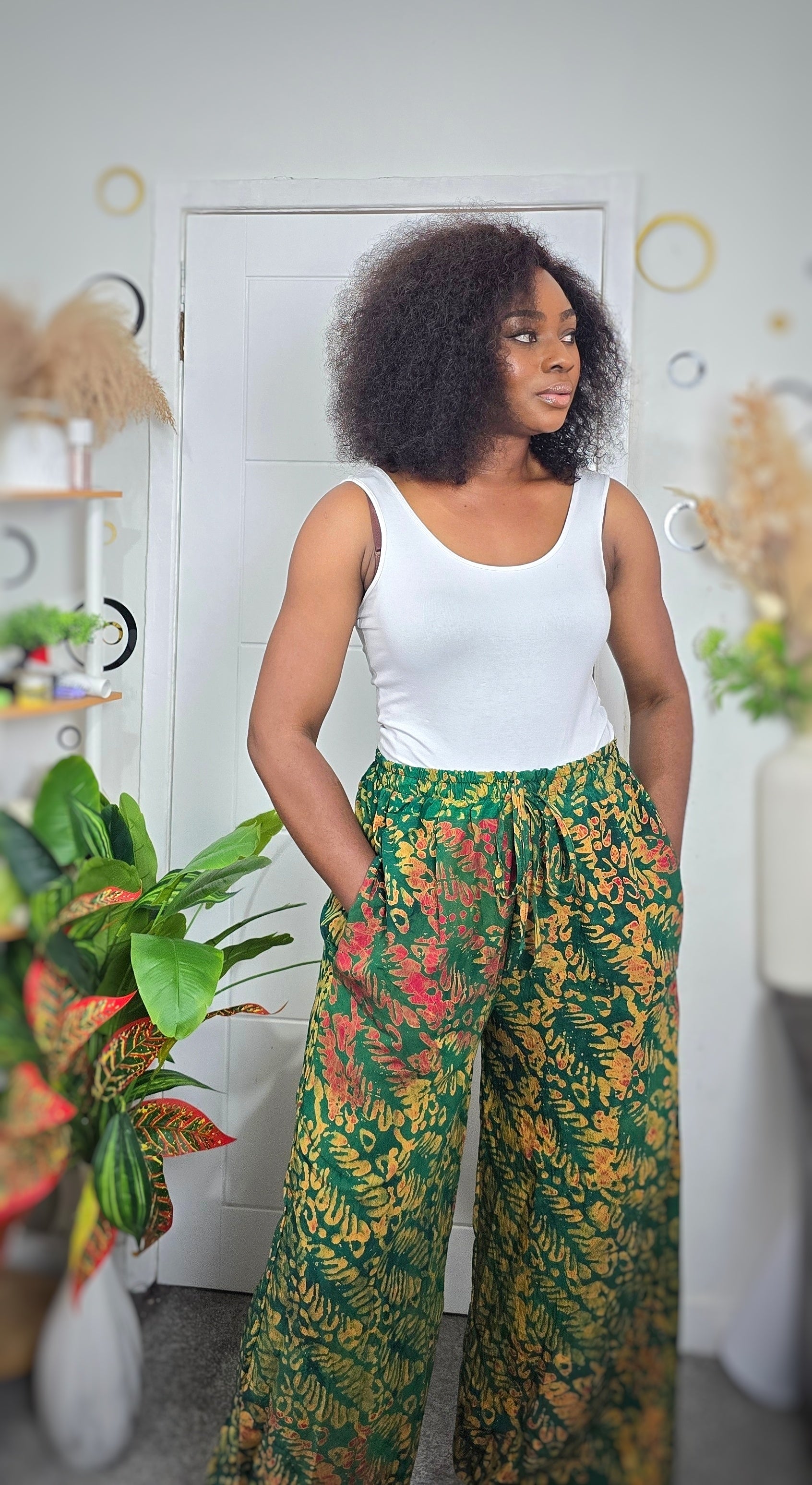 Adire/Tie-Dye Trousers