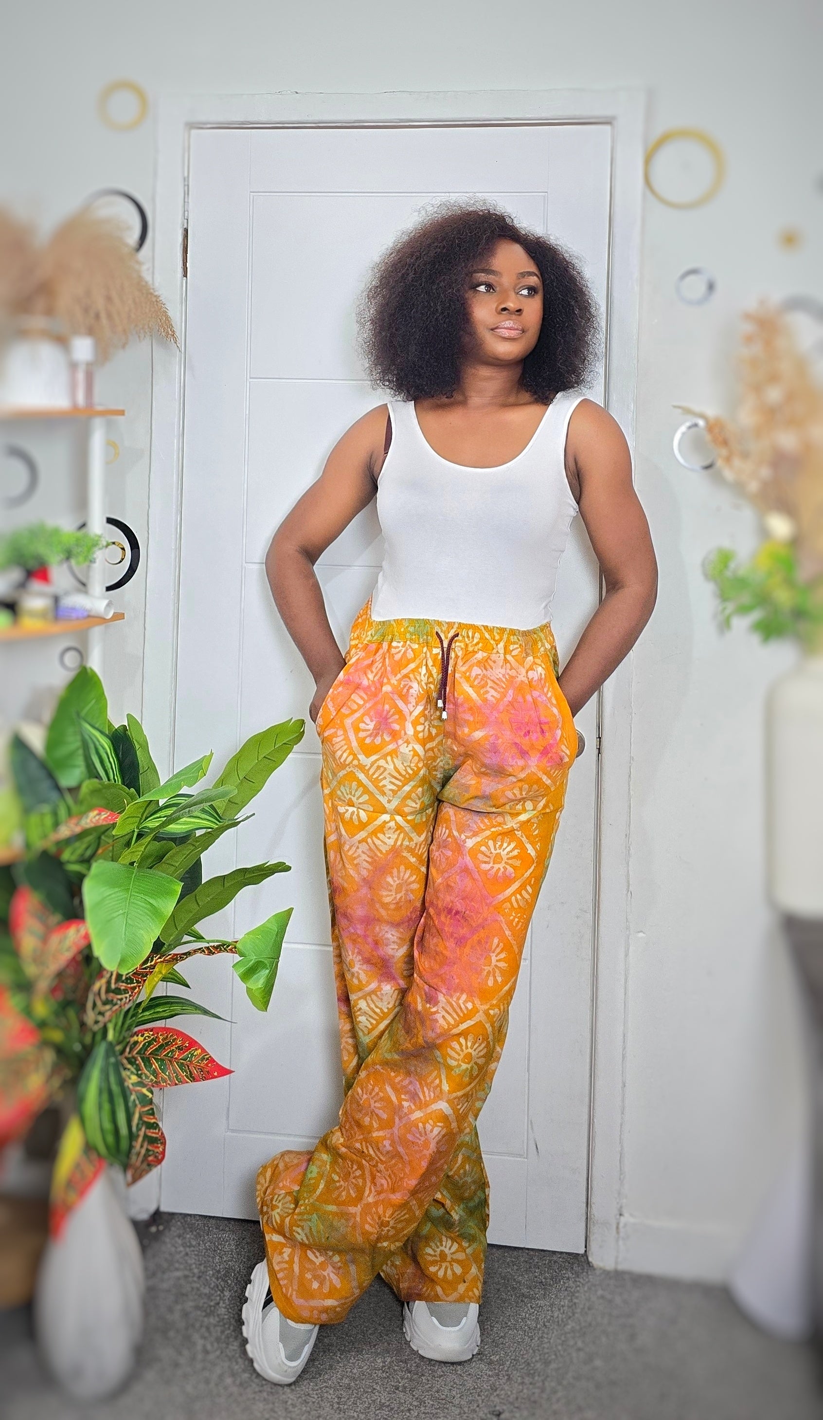 Adire/Tie-Dye Trousers