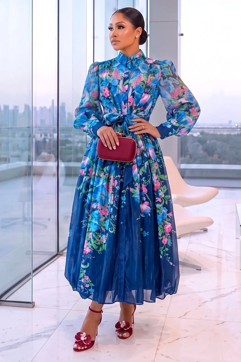 Floral Beauty Midi Dress