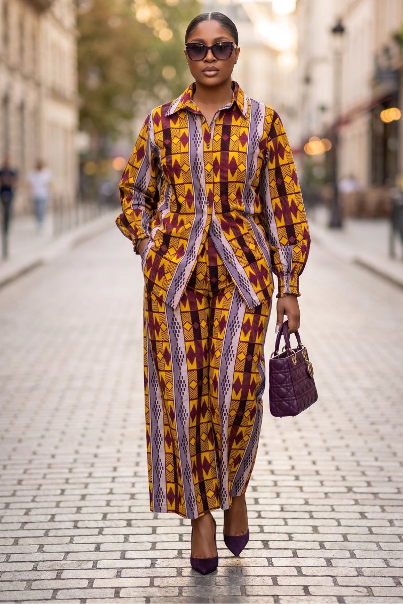 Mimi Ankara Two-piece Set