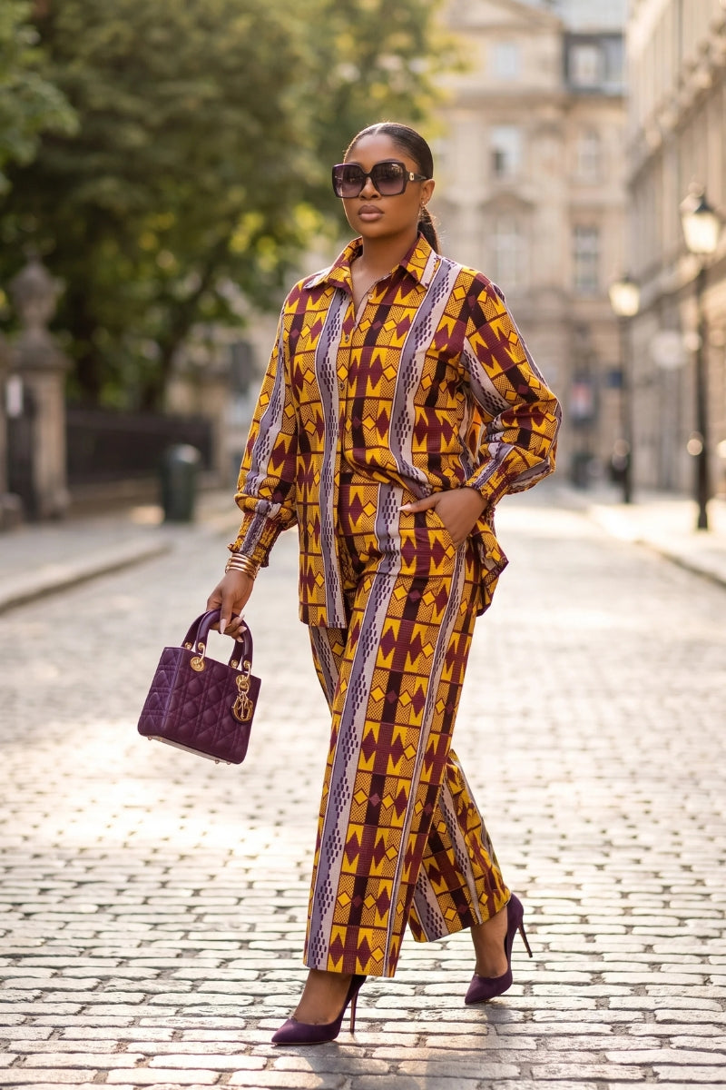 Mimi Ankara Two-piece Set