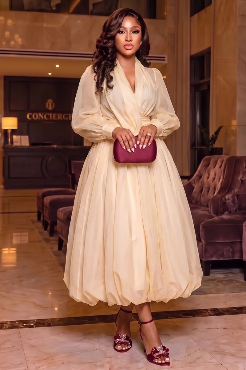 Hilda Bubble Midi Dress