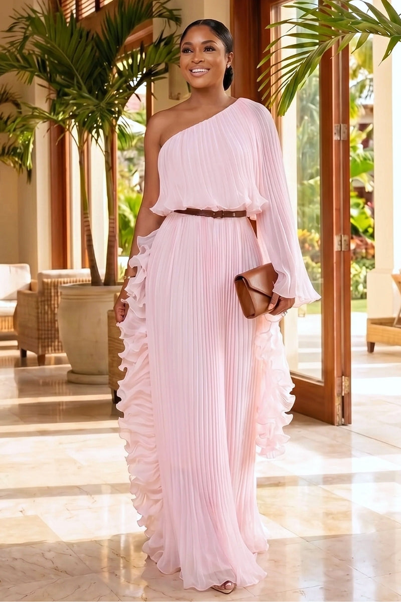 Miyaki Asymmetric Maxi Dress