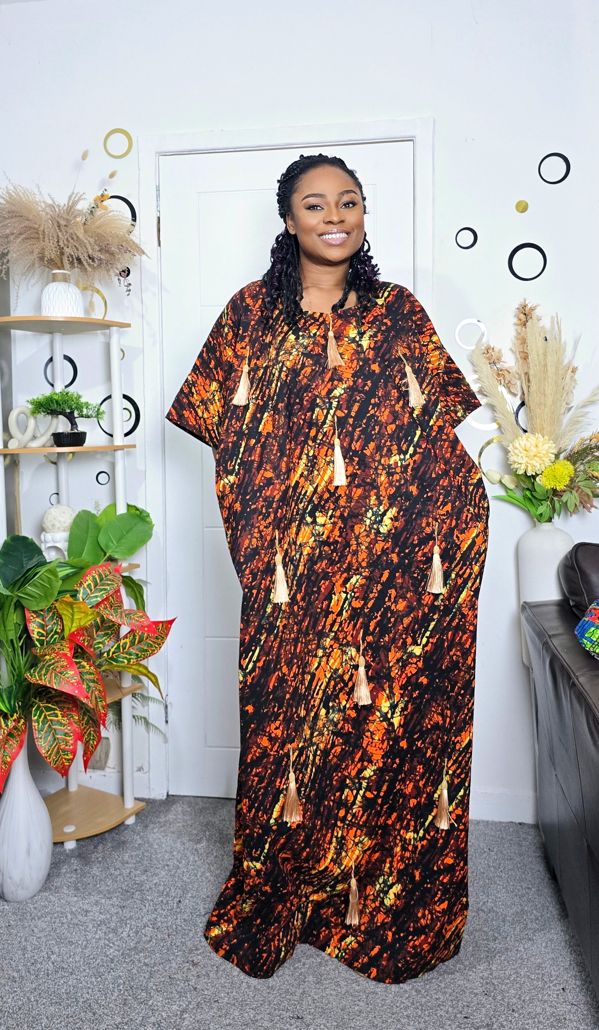 African Print Kaftan
