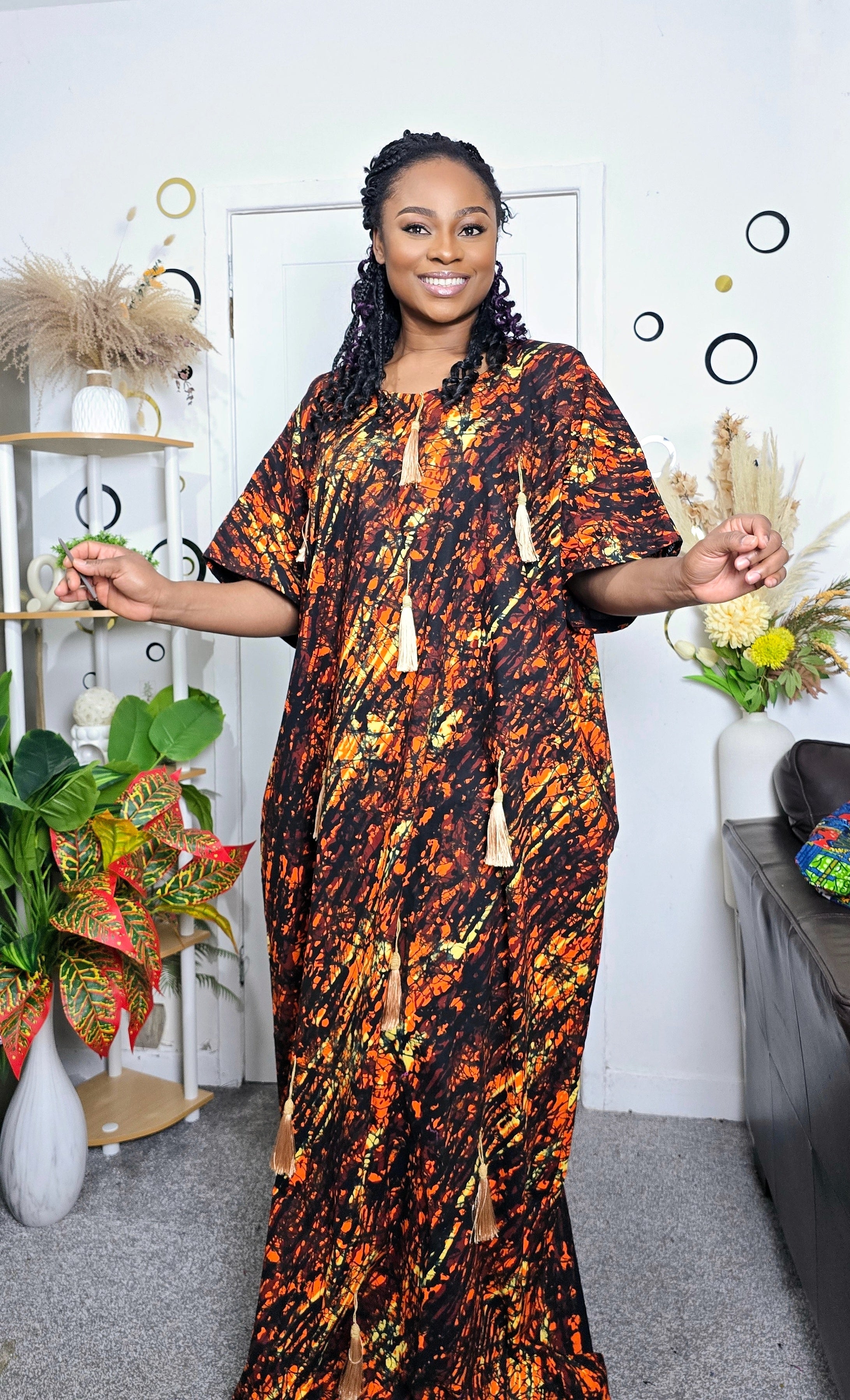 African Print Kaftan