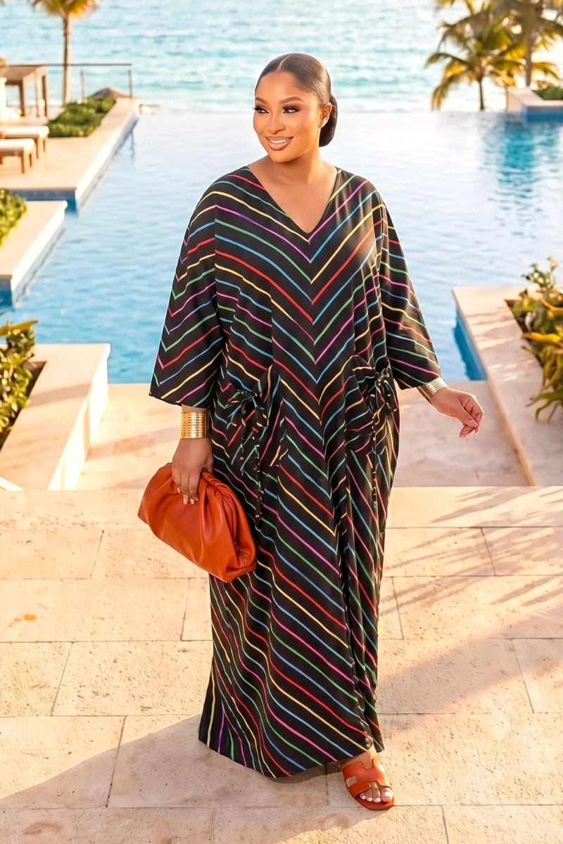 Amelia Stripe Maxi Dress
