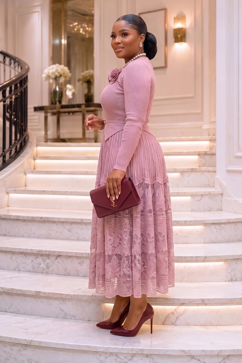 Vekee Miyaki Midi Dress