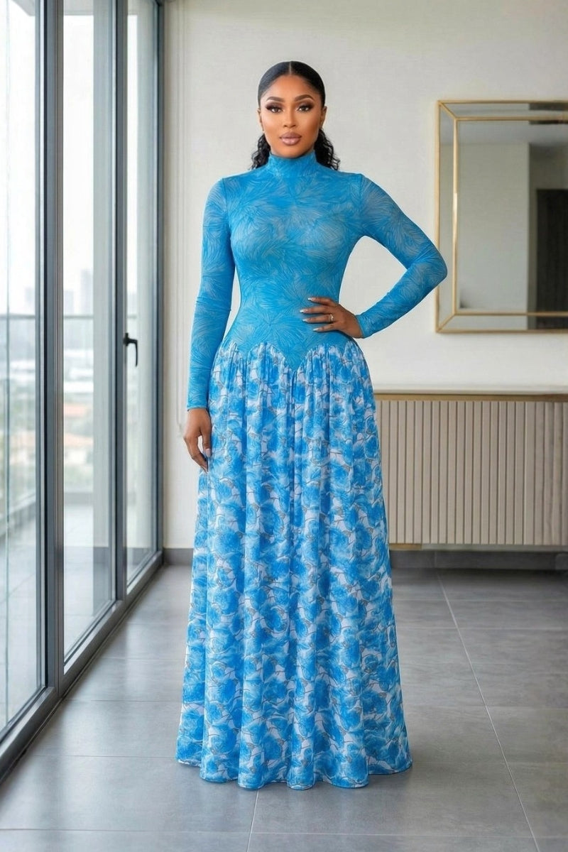 Jenie Green Maxi Dress