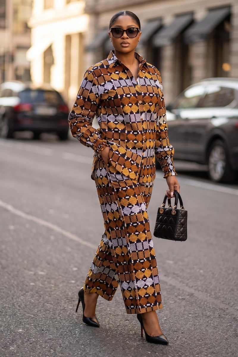 Coco Ankara Two-piece Set