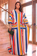 Laila Mixed Stripe Maxi