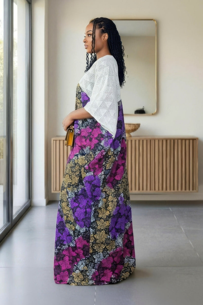 African Print Boubou Gown