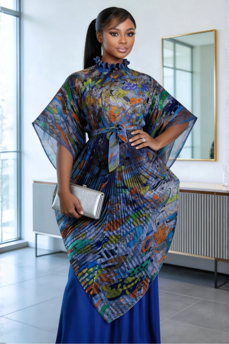 Amaya Two-Piece Set Blue