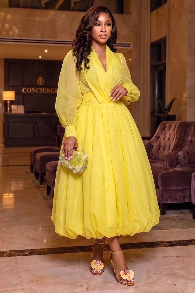 Hilda Bubble Midi Dress