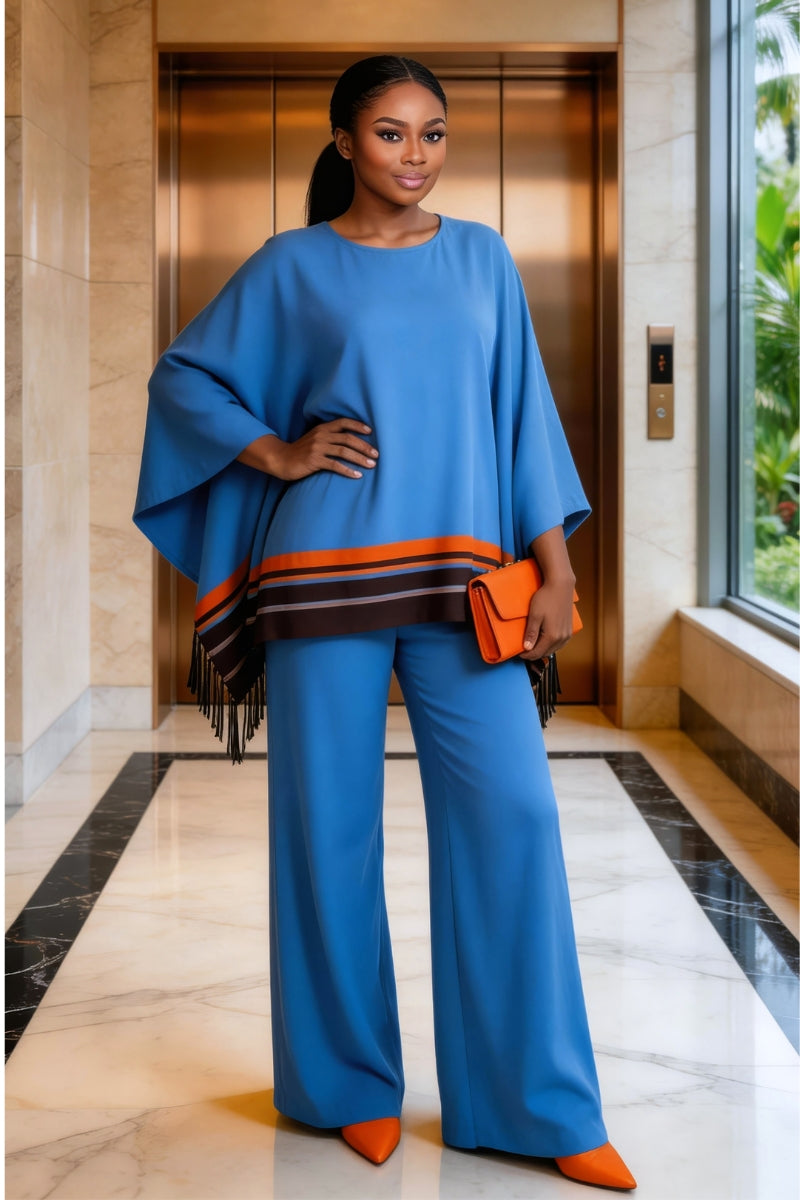Asoke Mix Two-Piece Blue