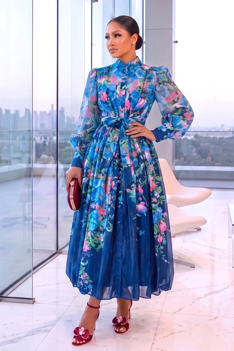 Floral Beauty Midi Dress
