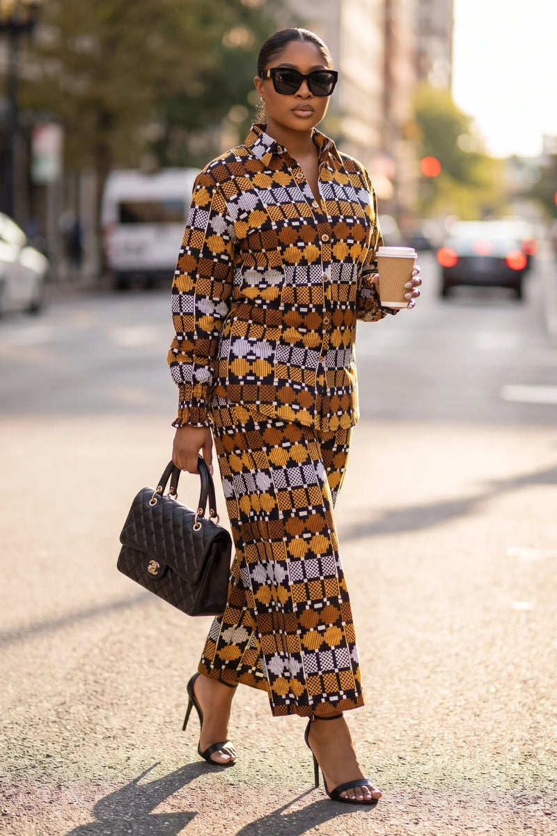 Coco Ankara Two-piece Set