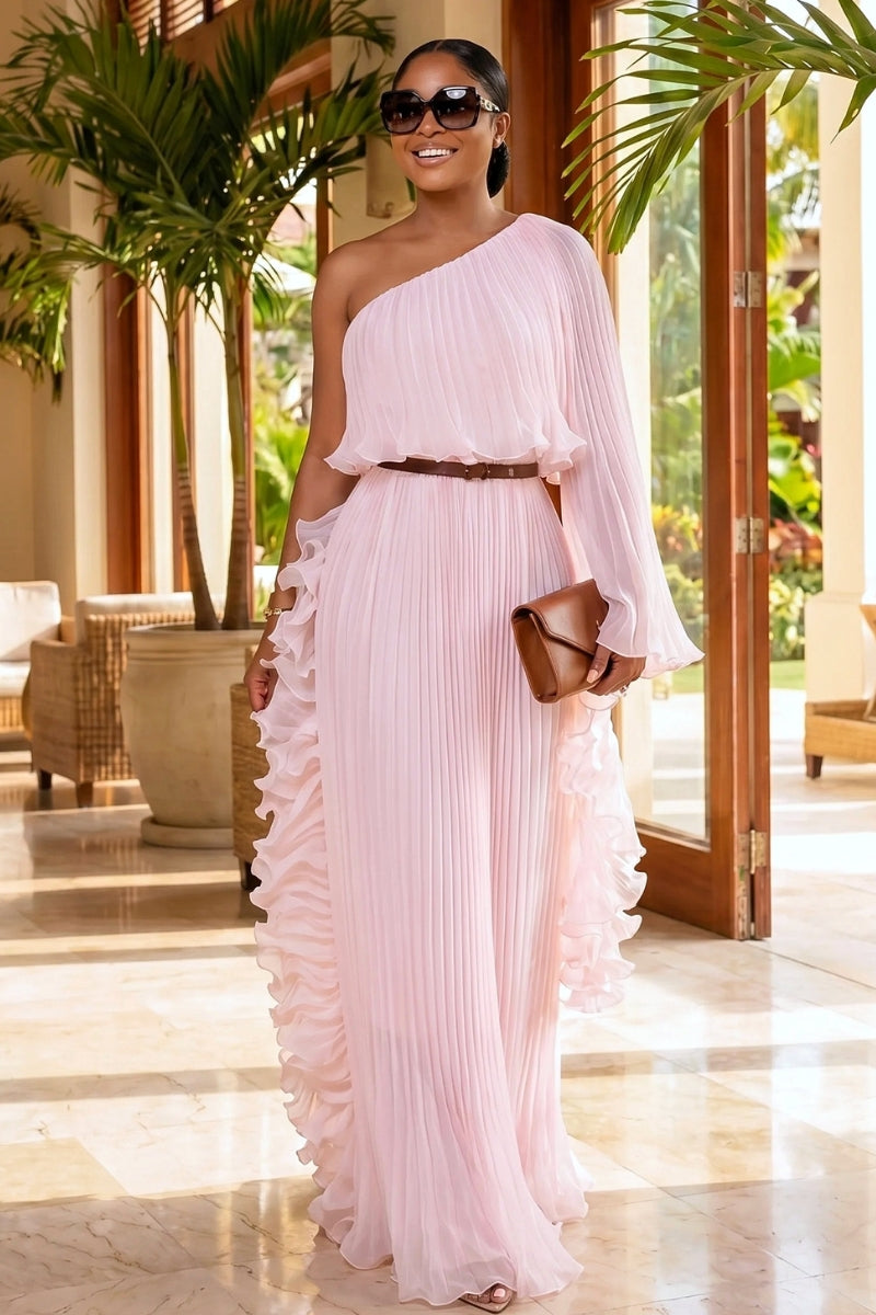 Miyaki Asymmetric Maxi Dress