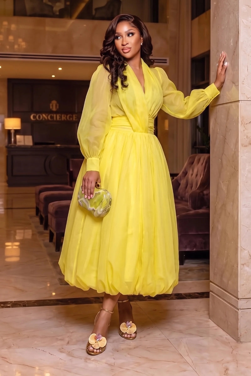 Hilda Bubble Midi Dress