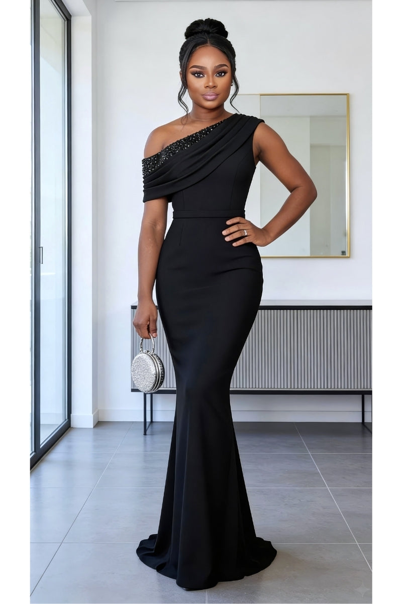 Rhoda Assymetric Maxi Dress