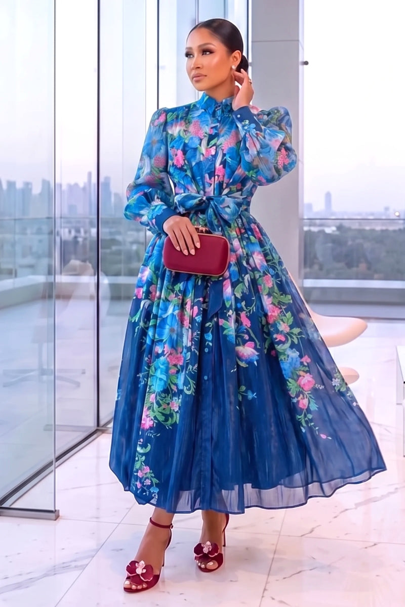 Floral Beauty Midi Dress