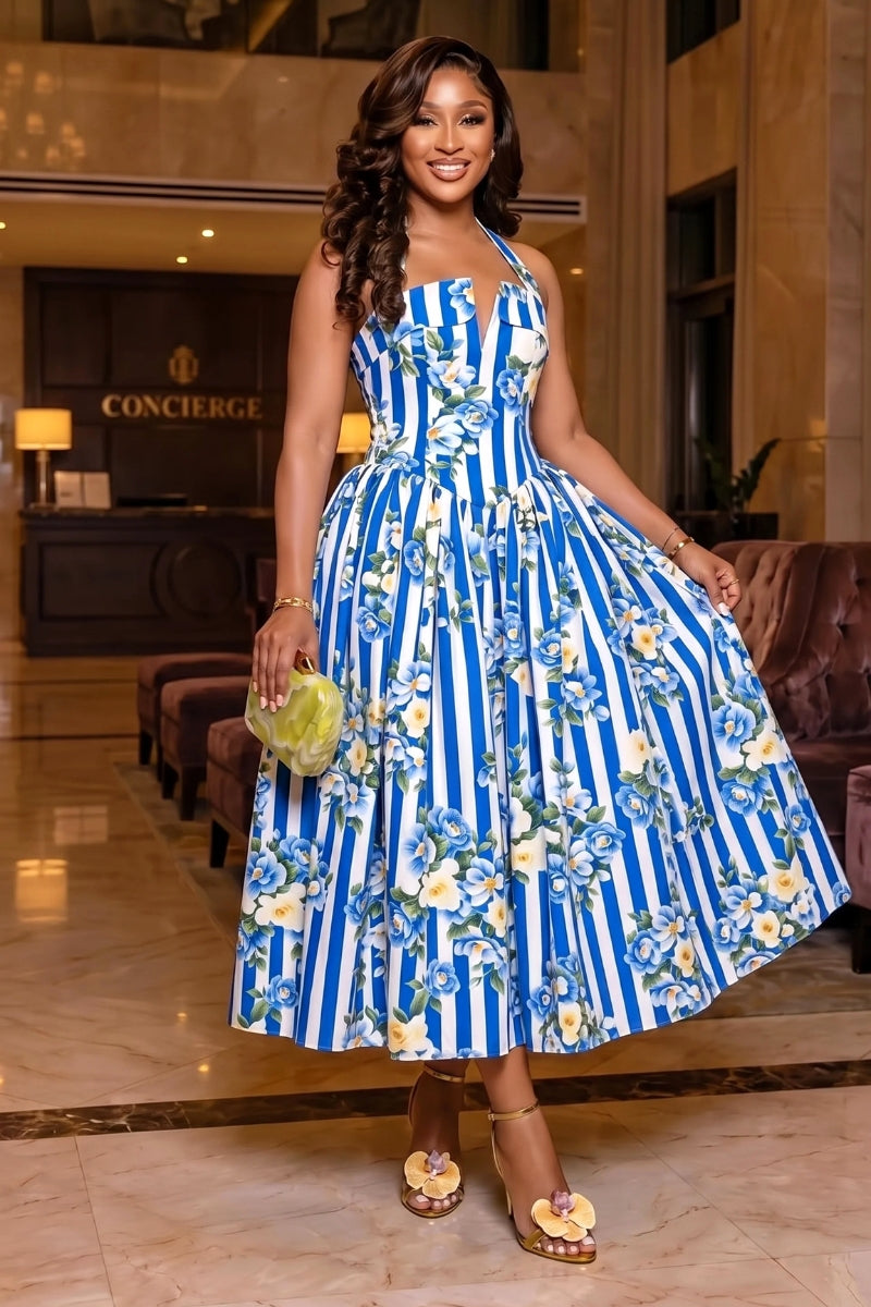 Lush Bloom Corset Maxi Dress (PREORDER)