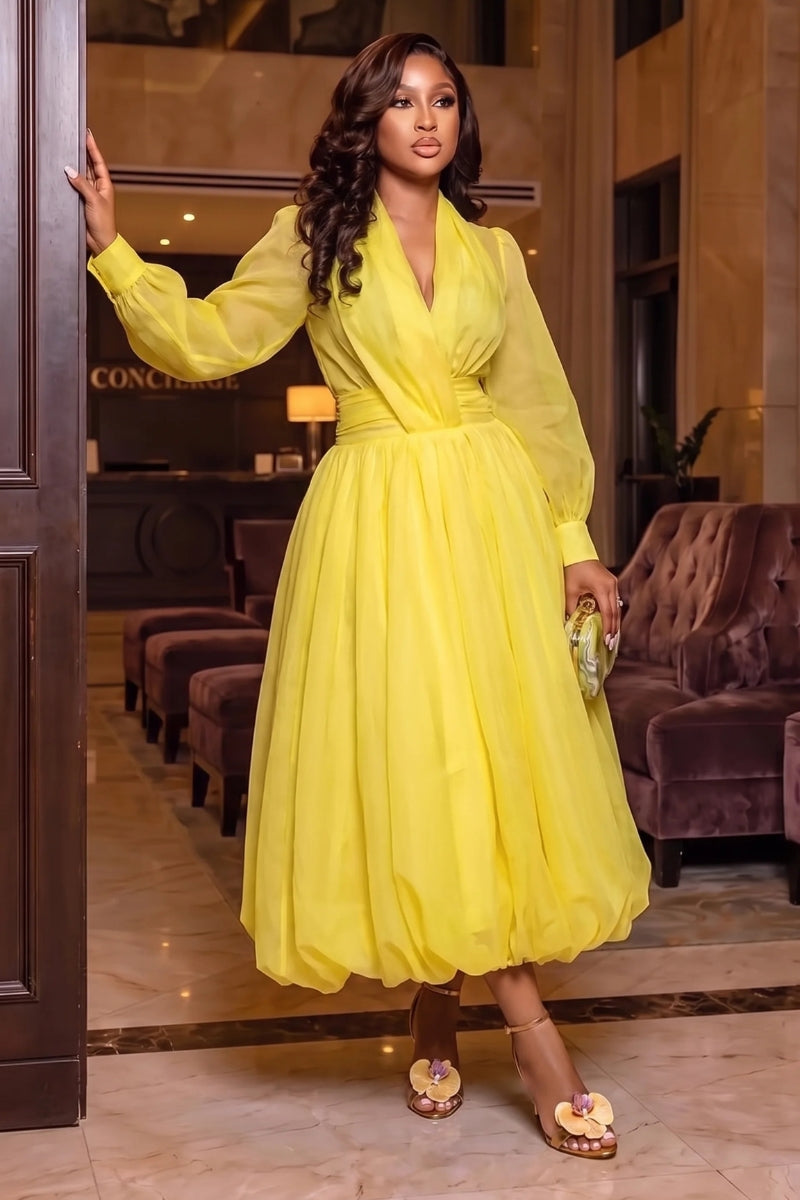 Hilda Bubble Midi Dress