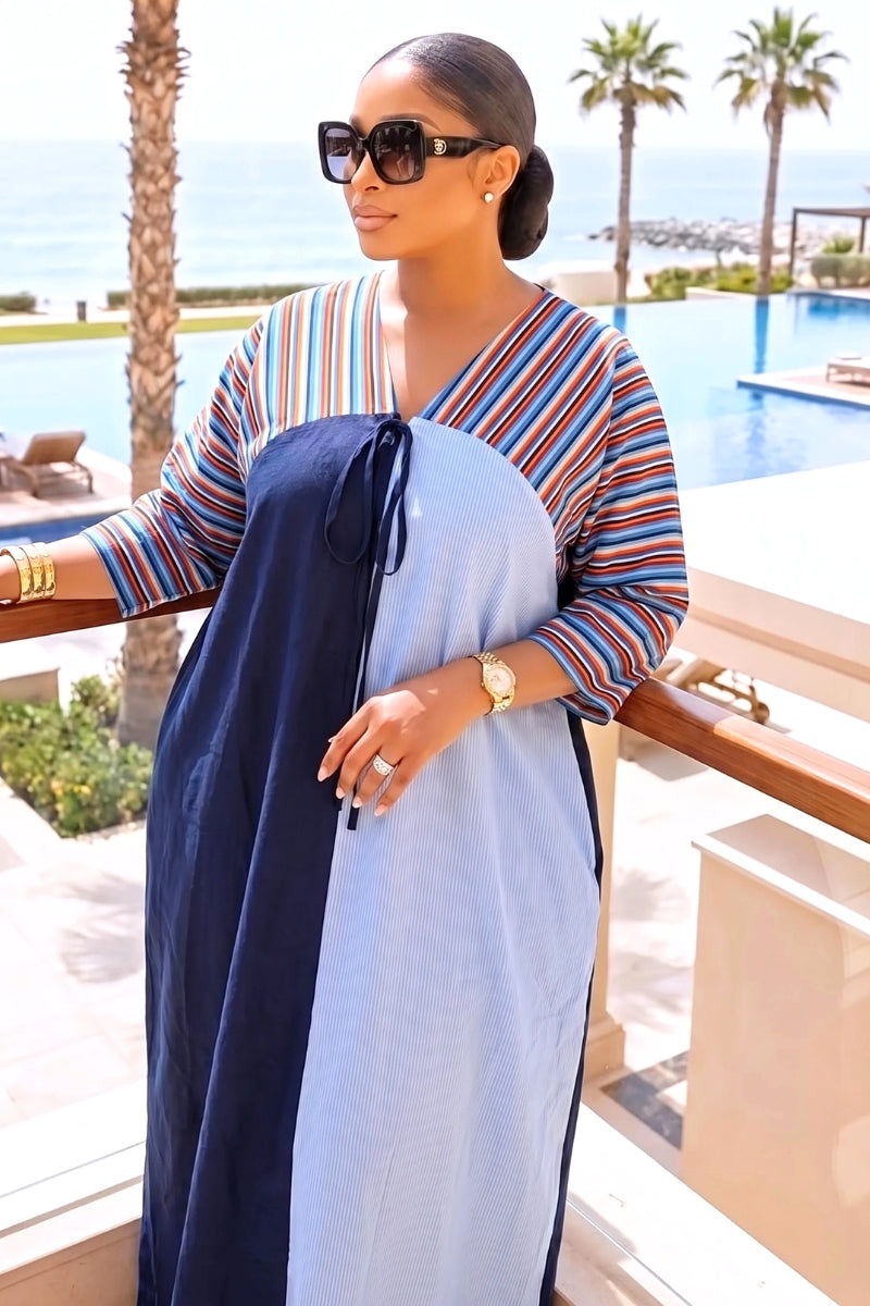 Becca Mixed Stripe Maxi