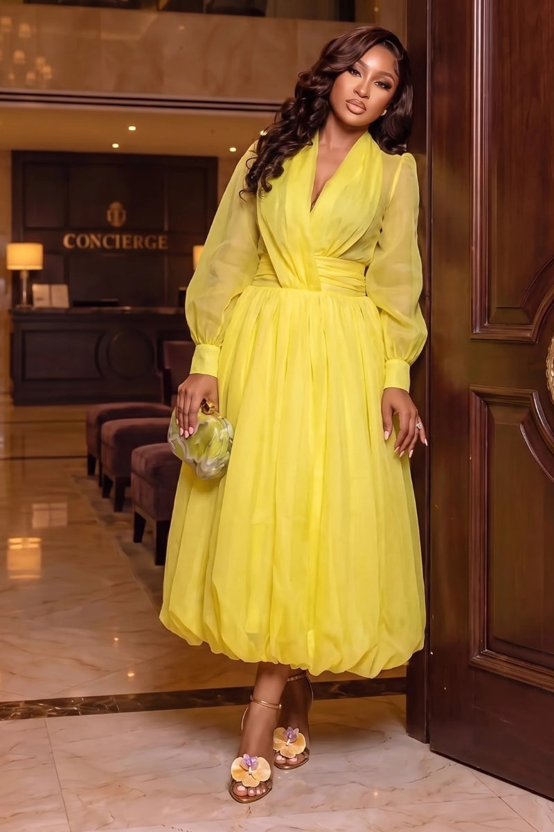 Hilda Bubble Midi Dress