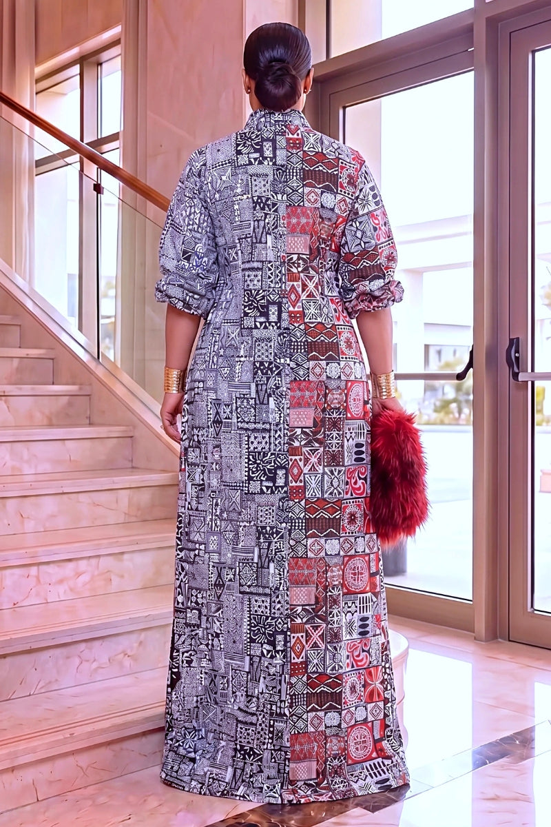 Lisa Ankara Shirt Dress