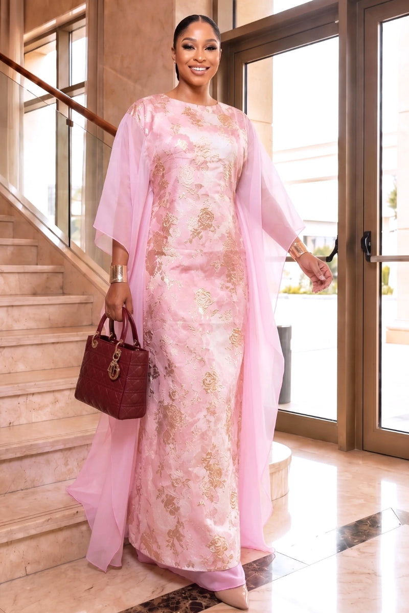 Aisha Mix Boubou Pink
