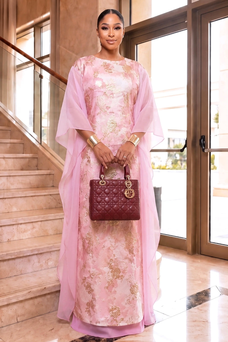 Aisha Mix Boubou Pink