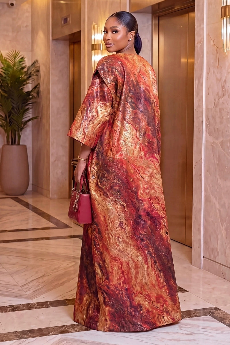Nora Luxe Boubou (Red)
