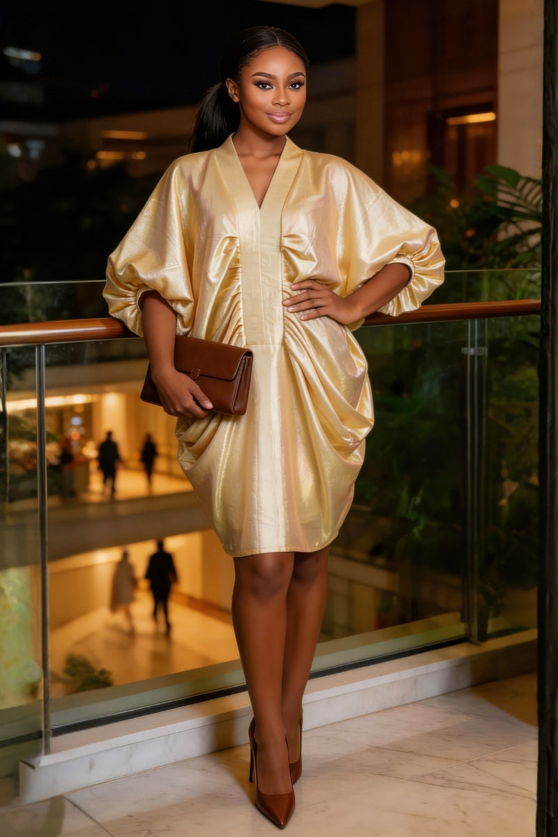 Eva Mini Boubou Dress